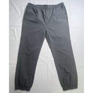 Banana Republic Pants Mens XL Black Tech Joggers‎ Zip Pockets Elastic Cuffs